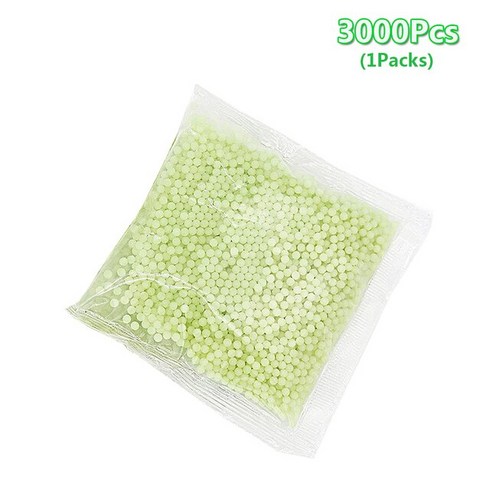 조인트 야광 형광 워터 불릿 비즈 리필 탄약 젤 볼 에어소프트 슈팅 게임 BB 7-8mm, [05] 3000Pcs