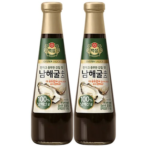 백설남해굴소스, 백설 남해굴소스 500G 2개, 2개, 500g