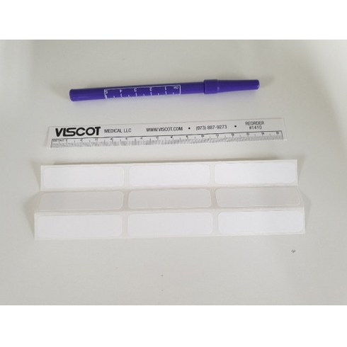 Viscot 1437 의료용체외표시기 스킨마커 수술용펜 의료용마킹펜 레귤러 1437SRL9 Reg Tip W/Ruler&9 Labels, 1개