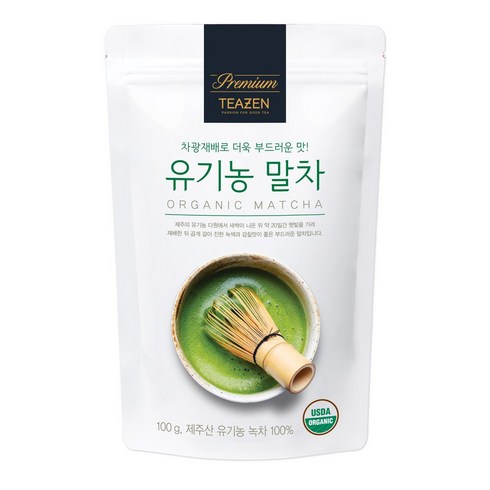 티젠 유기농 말차분말, 100g, 1개입, 1개