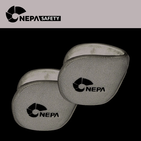 2023년 가성비 최고 운동용귀마개 - 네파NEPA 세이프티 와이드 방한 귀마개 1+1 그레이 블랙 겨울 등산 낚시 자전거 골프, 블랙+블랙