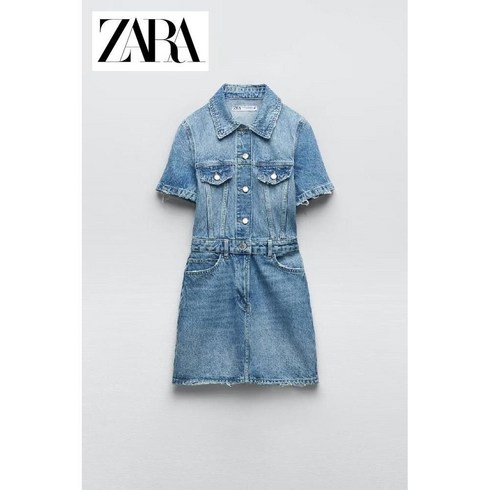 자라 데님 셔츠 원피스 ZARA