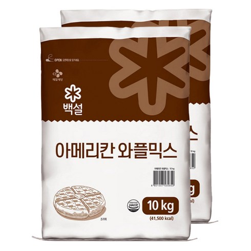 백설 아메리칸 와플믹스, 10kg, 2개