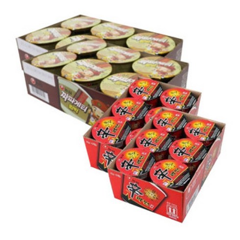 신라면컵12개+짜장범벅12개(소컵), 1세트