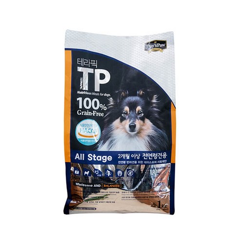 데이스포 테라픽 올스테이지사료 1kg 애견사료, 1개, 피부/털개선