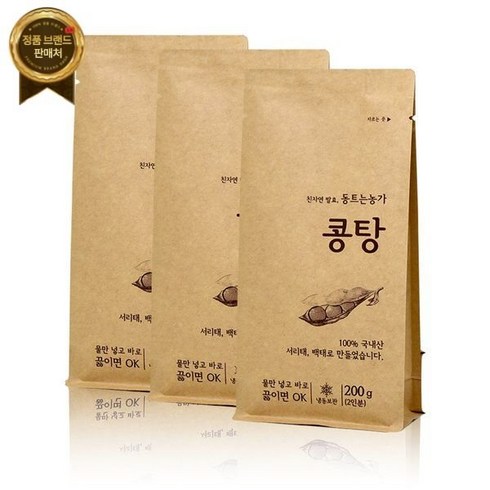 강원6차산업 [정선 동트는농가]국내산100% 담백 고소한 콩탕(200g/2인분)x3봉