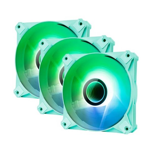 2023년 가성비 최고 darkflash인피니티8argb - [darkFlash] 인피니티8 ARGB 3PACK (네오민트) [시스템쿨러/120mm]