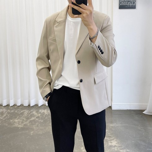 2023년 가성비 최고 결혼식코디 - 아도르클래식 포멀 4컬러 봄 가을 겨울 캐주얼 결혼식 빅사이즈 자켓