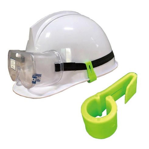 안전모 클립 고정핀 고글 끈 헤드밴드 고정, 30개, 백색