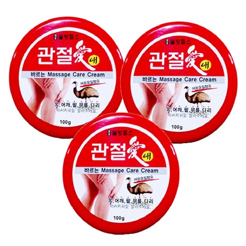 관절애 마사지크림 100g, 3개