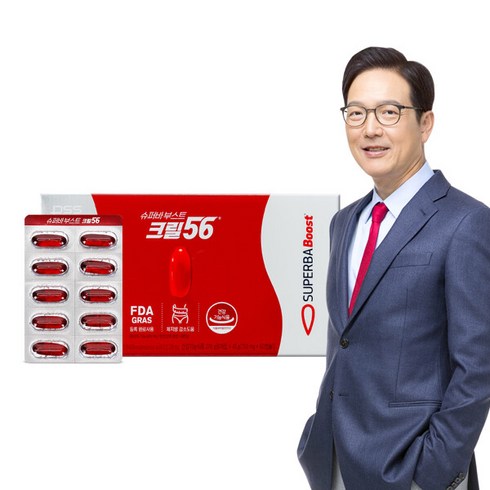 [펄세스] 함익병 슈퍼바부스트 크릴56 크릴오일 1500mg 6개월 (750mg x 360캡슐), 360정, 1개