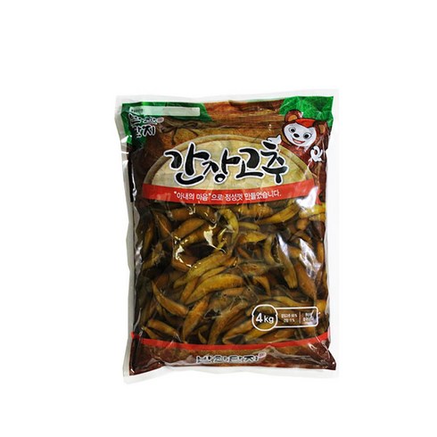 고추절임 - 반찬단지 간장고추 절임, 4kg, 1개