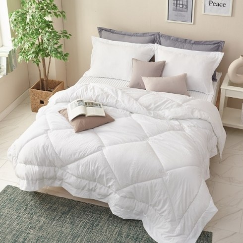 벨리에르 [벨리에르] 먼지없는 화이바K 차렵이불 1장+베개커버1장(슈퍼싱글)