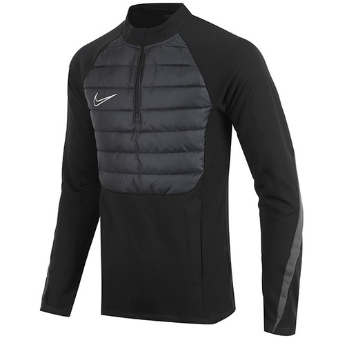 2023년 가성비 최고 남자 나이키 패딩 - 나이키 THERMA FIT 겨울 긴팔티 HALF ZIP TOP