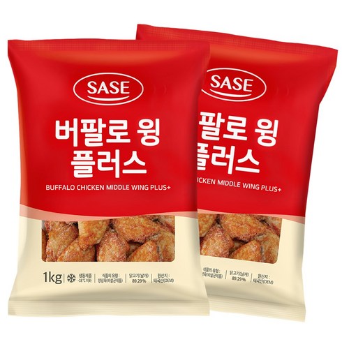 사세 버팔로윙플러스 1kg +, 2개