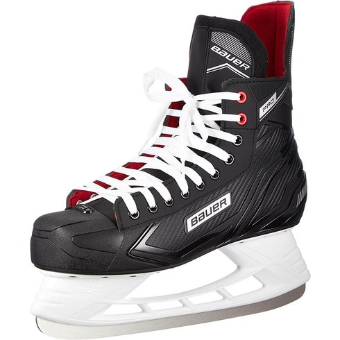 바우어 스케이트화 프로 시니어 캐나다 Bauer Pro Sr 독일발송, 270mm (US 10 EU 44), 블랙