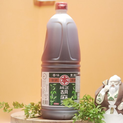 일본참기름 - [국내유일 일본 정식수입] 1725년 창업 침전물 없는 저온압착 순정 참기름(진한맛) 대용량 1650g, 1개, 1650ml