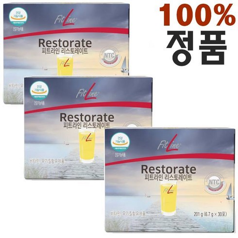 리스토레이트 - 독일 피엠 피트라인 리스토레이트 Restorate 총 90포 미네랄의 흡수를 높임 최신제품발송, 201g, 3개