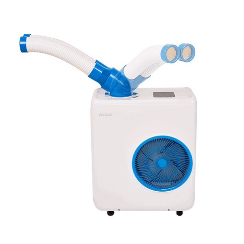 이동식에어컨2구 - 신일 실외기없는 산업용 미니 이동식에어컨 2구 주방 업소용 SMA-M6100DE2, SMA-M6100DE