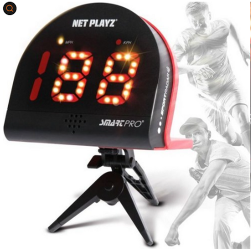 야구 테니스 축구등 볼스피드 측정 스피드건 스포츠 레이더 속도센서 NET PLAYZ Smart Baseball Trainer Combo with 1 Set Sport Radar