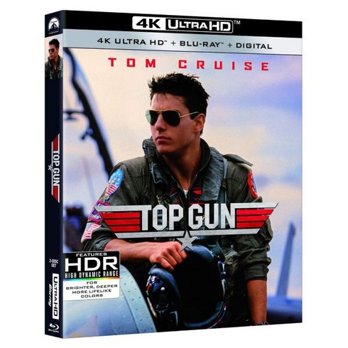 탑건블루레이 - 탑건 4K UHD + 블루레이 디지털 DVD 미국발송