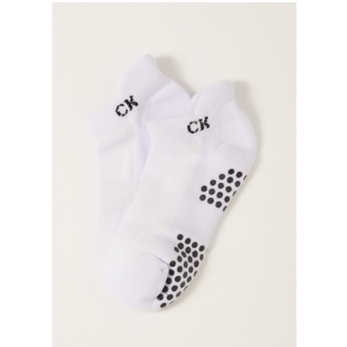 스니커즈CK 스포츠 패션양말 / 미끄럼방지 방송댄스 에어로빅 줌바댄스전용 / 유니크걸, 화이트(단색)