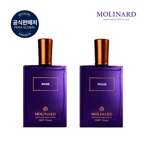 [몰리나르] [로즈+휘게] 향수 레 엘리망 컬렉션 (로즈 75ml + 휘게 75ml), 상세 설명 참조