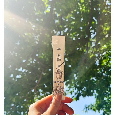 허니스틱 연다네 꿀스틱 달콤한 꿀 100포 100% 국내산 사양벌꿀 꿀선물