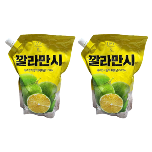 데이앤 깔라만시 원액, 2L, 2개