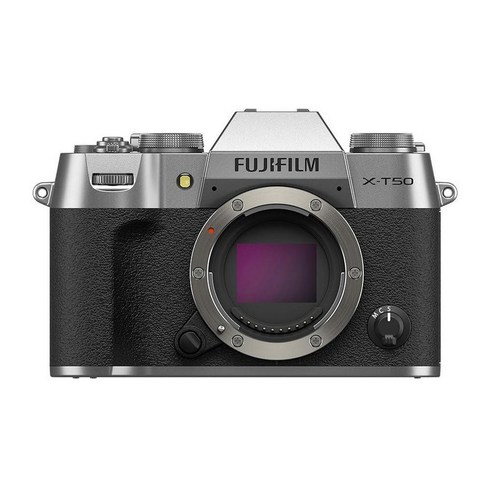 Fujifilm X-T50 미러리스 디지털 카메라 바디 - 차콜 실버, 실버_XC15-45mmF3.5-5.6 OIS PZ 렌즈