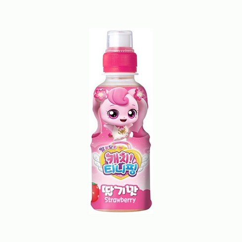 웅진 어린이 음료 알쏭달쏭 캐치 티니핑 딸기맛 200ml x 24개입, 24개