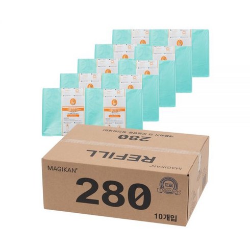 매직캔 리필봉투 280 M280NS M280B MJ280 MH280 280R10B(10롤)