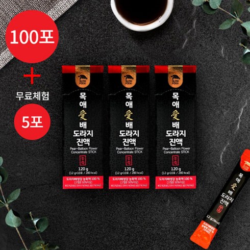 목애愛배도라지진액 12g100포+무료체험 5포(총 105포), 단일속성, 12g, 105개