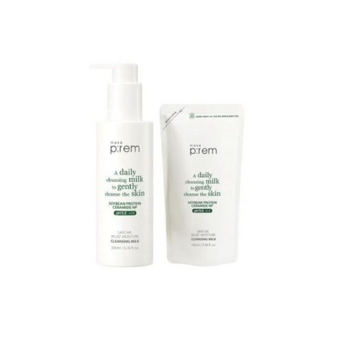 메이크프렘클렌징밀크리필 - 메이크프렘 클린비건 클렌징밀크 200ml+리필 100ml, 본품 200ml+리필 100ml, 200ml, 1개