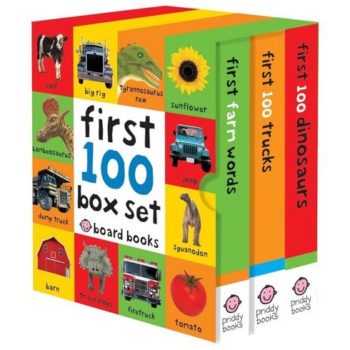 priddybooks - First 100 Box Set: Farm Dino Trucks, Priddy Books