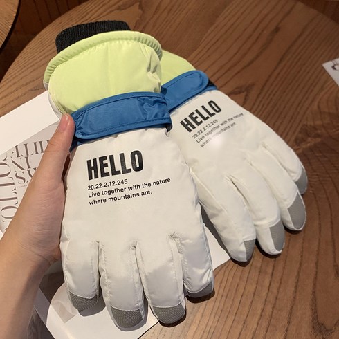 2024년 가성비 최고 보드헬로우장갑 - HELLOex 스키장갑 남녀공용 방수방한 보드 주니어스키장갑 6종