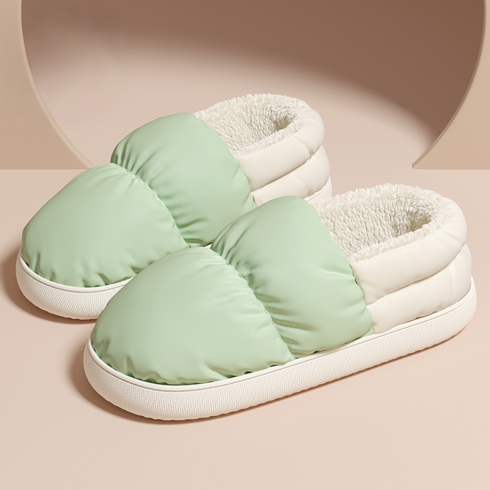 에이프릴랩스 패딩 실내화 방한실내화