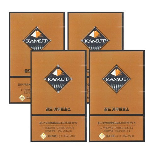 골드 카무트 효소 3g x 30포 4박스, 90g, 상세페이지 참조, 상세페이지 참조, 상세페이지 참조