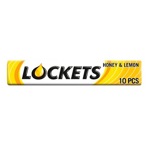 스트렙실허니앤레몬 - 영국 직배송 기침사탕 허니앤레몬 41g 20팩 Lockets Honey & Lemon Cough Sweet Lozenges, 20개