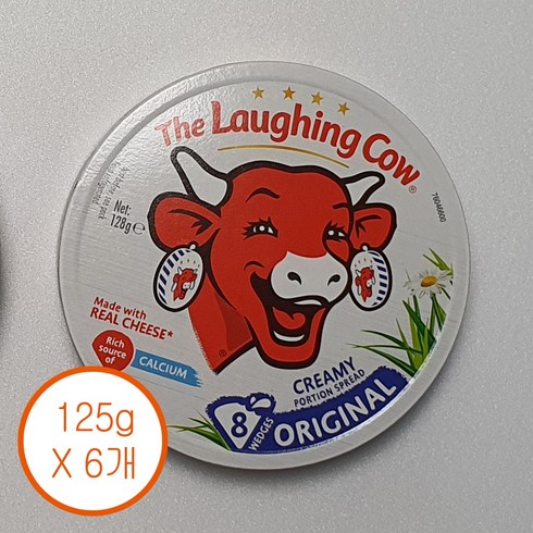 래핑카우 세모포션 플레인8p 128g, 6개