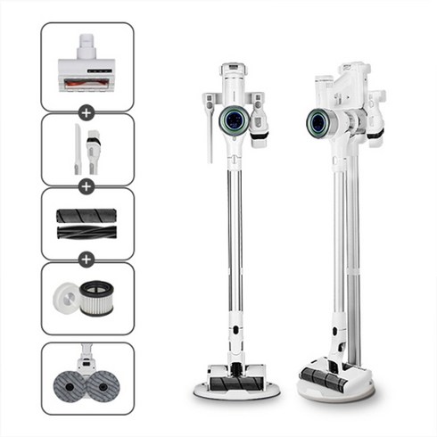 가이타이너진공무선청소기 - 가이타이너 듀얼 모션 무선 진공 청소기 GTLVC-DM2, 듀얼모션 무선청소기(침구브러쉬 포함)