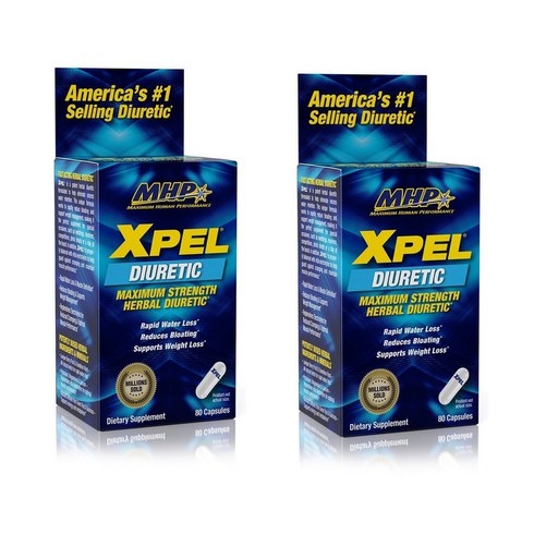 MHP XPEL 엑스펠 Diuretic Maximum Strength 80캡슐 X 2팩, 80정, 2개