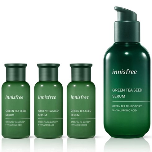 이니스프리 그린티 씨드세럼 (160ml +30ml x3입), 1세트