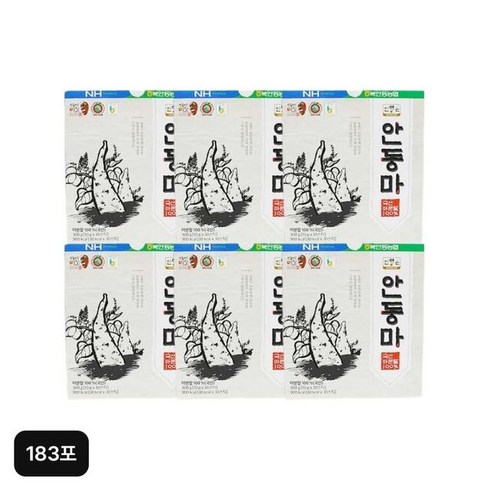 안동마가루 - 북안동 농협 마분말 6통+3포/총183포+쉐이커, 단일옵션, 300g