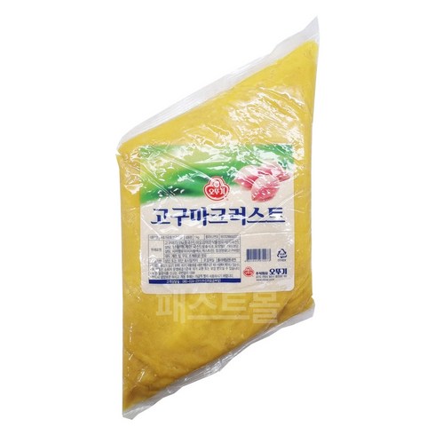 고구마무스 - 오뚜기 오쉐프 고구마크러스트, 1개, 1kg