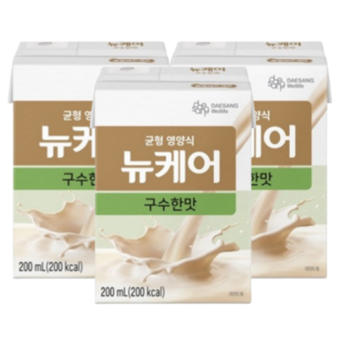 뉴케어 구수한 맛 200ml 30개입 빨대형, 60팩