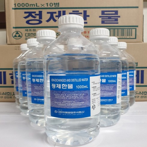 대한약품 정제한물 1000ml x 10개