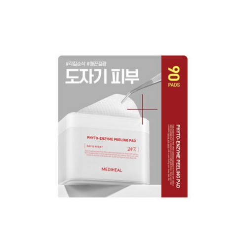 메디힐 피토엔 자임 패드 90매 각질 제거 도자기피부 스크럽 필링, 1개, 90장