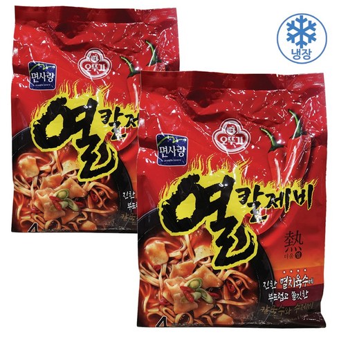 열칼제비 - 오뚜기 열칼제비, 일반포장 동절기만, 2개, 768g