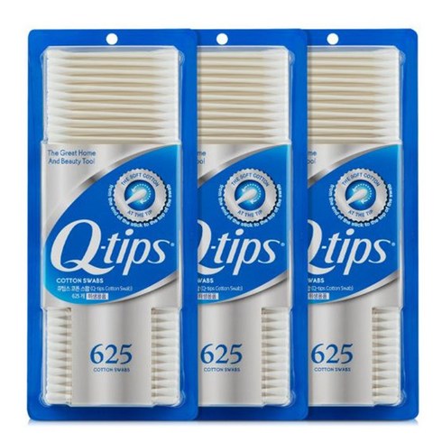 2023년 가성비 최고 촉코촉코면봉 - 큐팁스 고급순면 대용량 면봉 위생용품 625개, 625개입, 4개